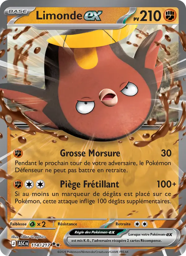 Limonde-ex — carte 114 de l’extension Héros Transcendants