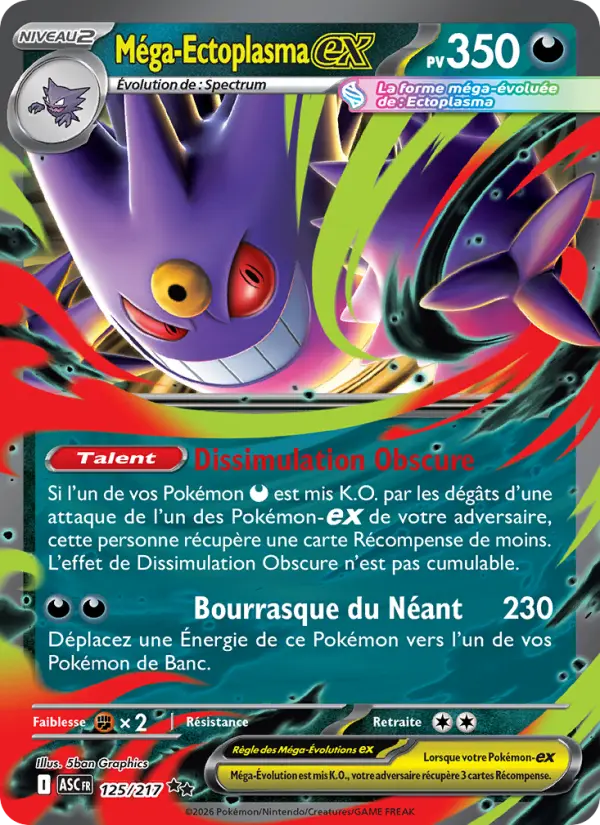 Méga-Ectoplasma-ex — carte 125 de l’extension Héros Transcendants