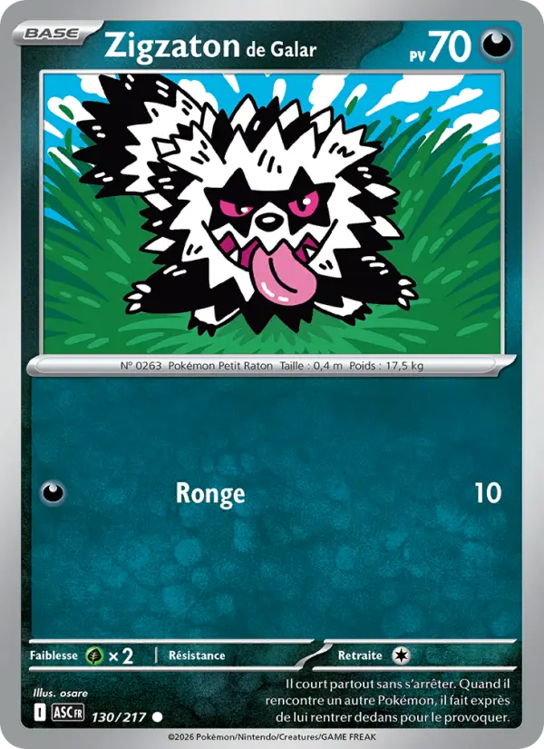 Zigzaton de Galar — carte 130 de l’extension Héros Transcendants