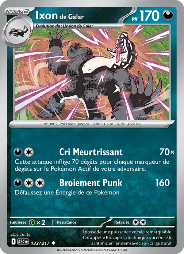 Ixon de Galar — carte 132 de l’extension Héros Transcendants