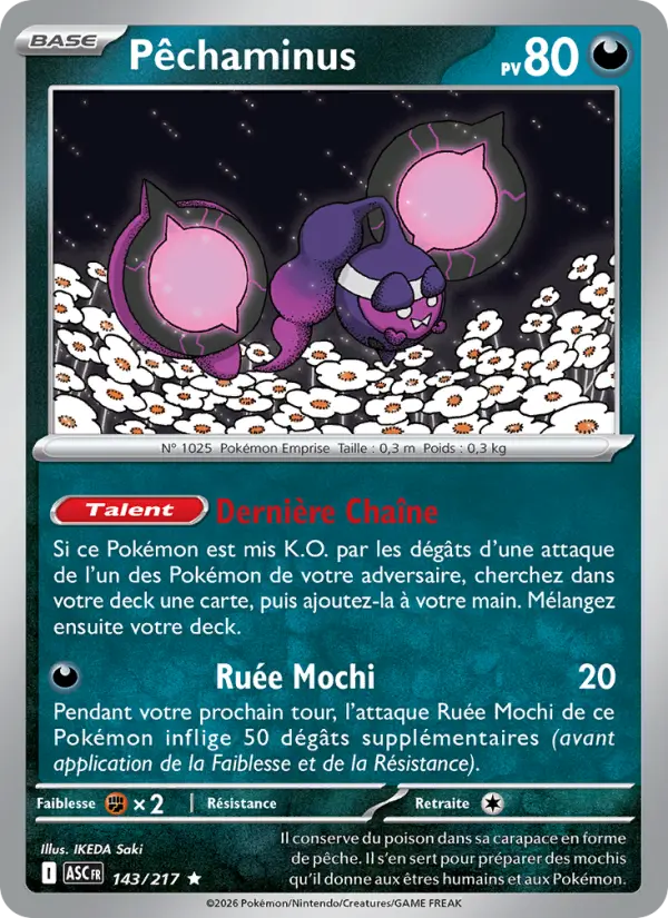Pêchaminus — carte 143 de l’extension Héros Transcendants