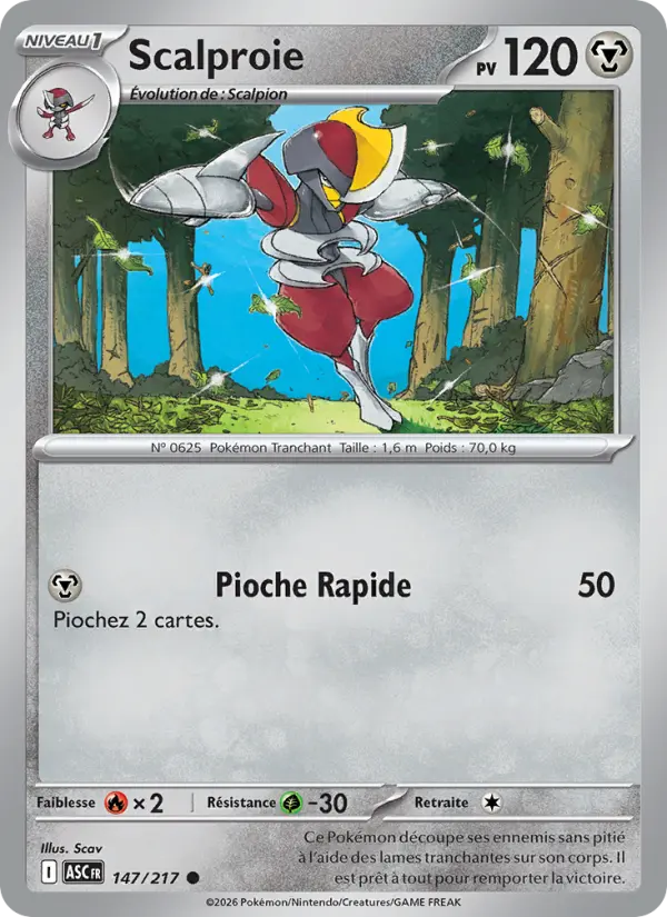 Scalproie — carte 147 de l’extension Héros Transcendants