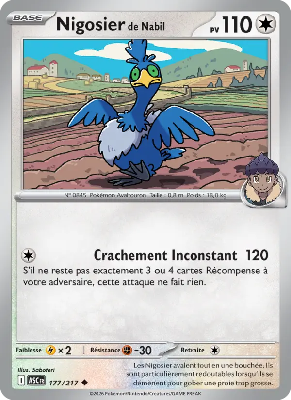 Nigosier de Nabil — carte 177 de l’extension Héros Transcendants