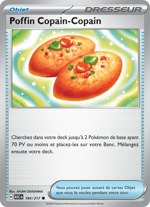 Poffin Copain-Copain — carte 184 de l’extension Héros Transcendants