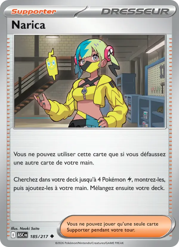 Narica — carte 185 de l’extension Héros Transcendants