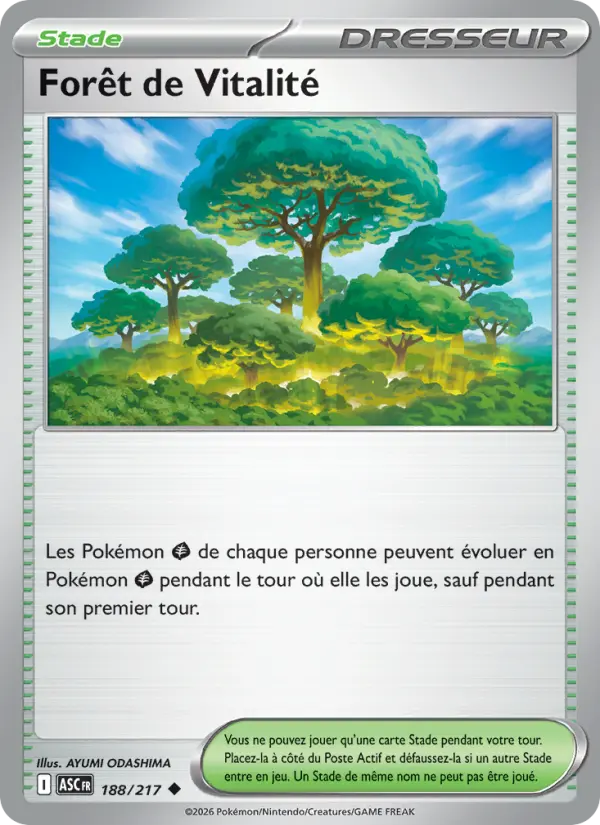 Forêt de Vitalité — carte 188 de l’extension Héros Transcendants