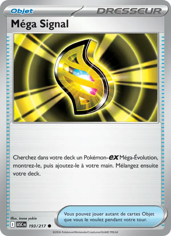 Méga Signal — carte 193 de l’extension Héros Transcendants