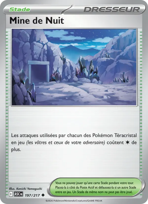 Mine de Nuit — carte 197 de l’extension Héros Transcendants