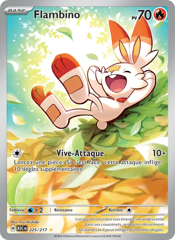 Flambino — carte 225 de l’extension Héros Transcendants