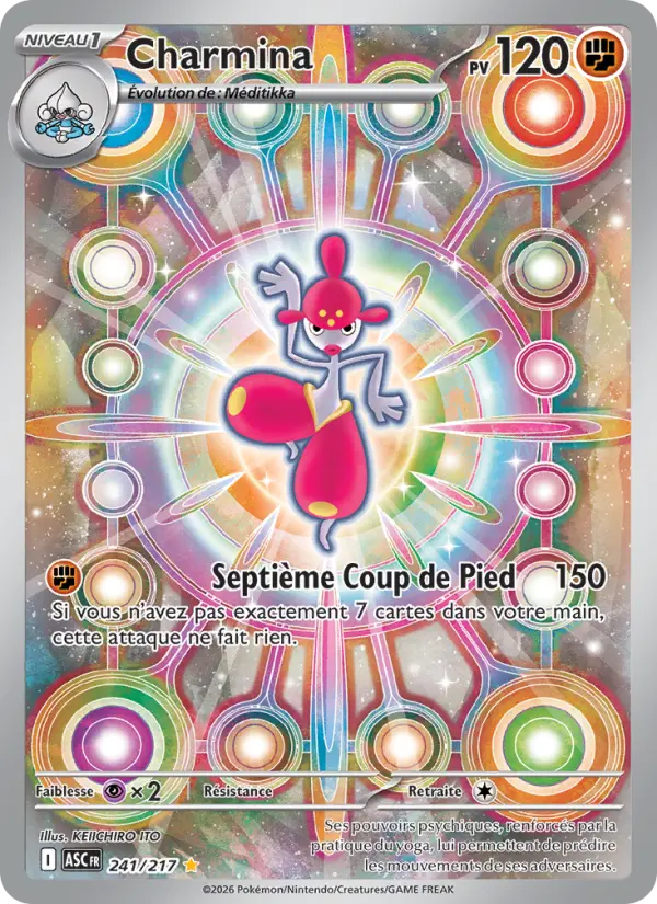 Charmina — carte 241 de l’extension Héros Transcendants