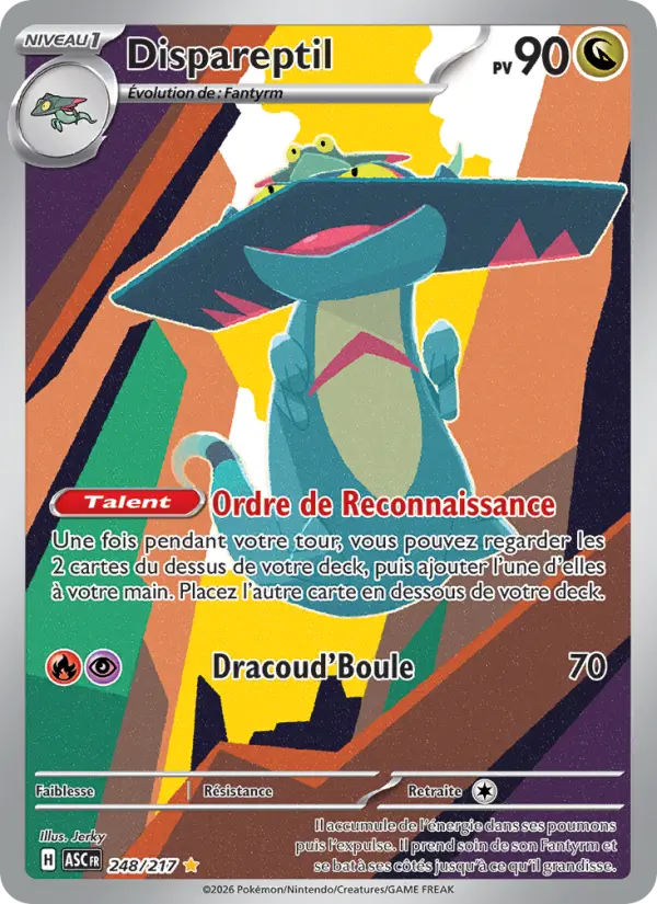 Dispareptil — carte 248 de l’extension Héros Transcendants
