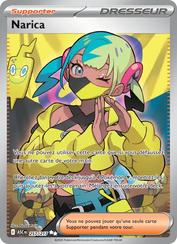 Narica — carte 257 de l’extension Héros Transcendants