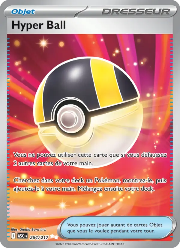 Hyper Ball — carte 264 de l’extension Héros Transcendants