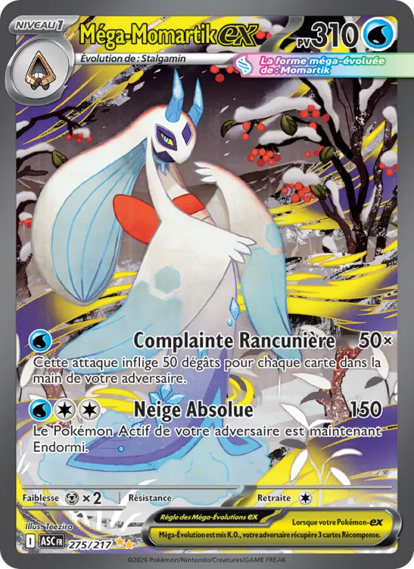 Méga-Momartik-ex — carte 275 de l’extension Héros Transcendants