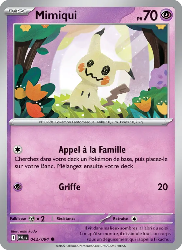 Mimiqui — carte 042 de l’extension Flammes Fantasmagoriques