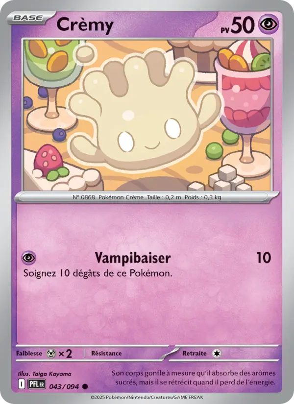 Crèmy — carte 043 de l’extension Flammes Fantasmagoriques