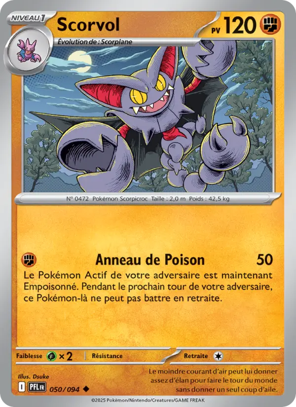 Scorvol — carte 050 de l’extension Flammes Fantasmagoriques