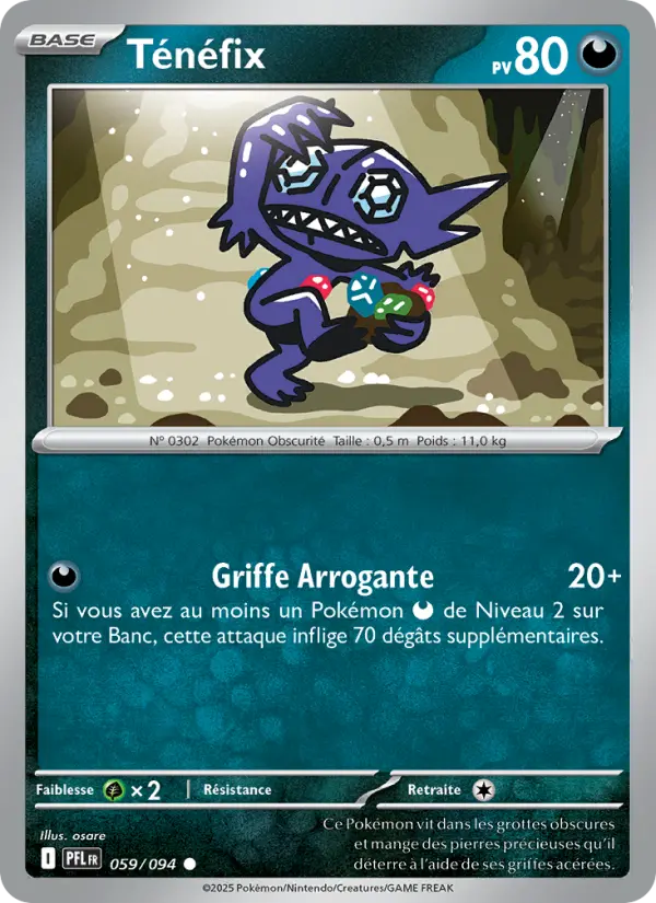 Ténéfix — carte 059 de l’extension Flammes Fantasmagoriques