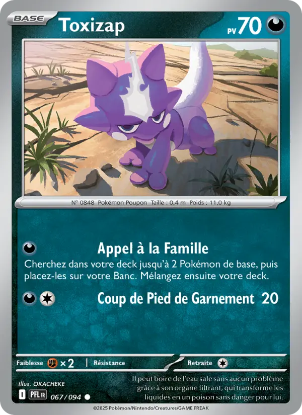 Toxizap — carte 067 de l’extension Flammes Fantasmagoriques