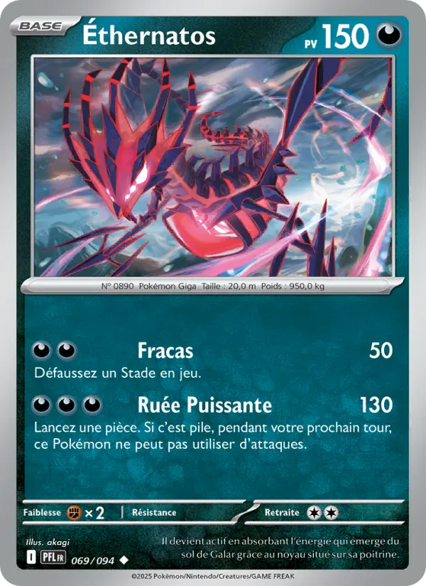 Éthernatos — carte 069 de l’extension Flammes Fantasmagoriques