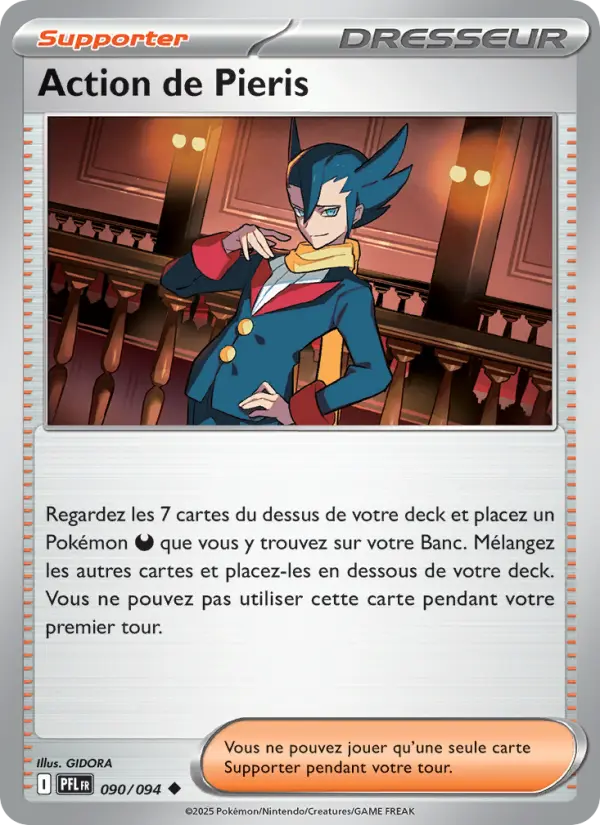Action de Pieris — carte 090 de l’extension Flammes Fantasmagoriques