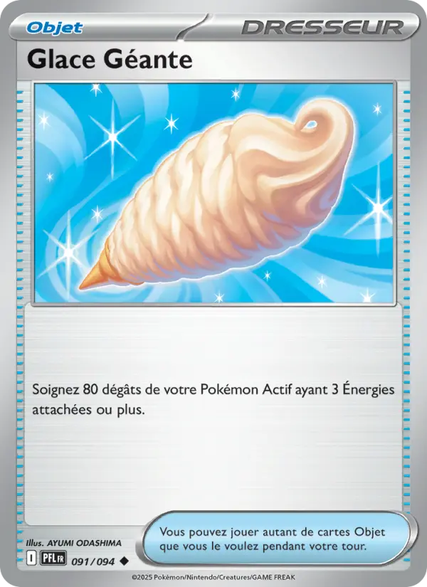 Glace Géante — carte 091 de l’extension Flammes Fantasmagoriques