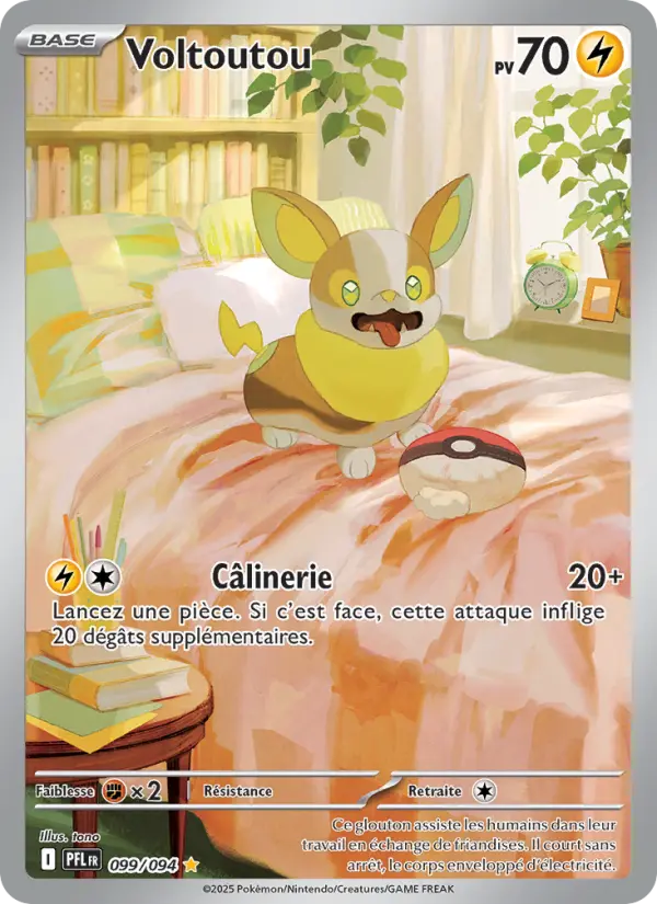 Voltoutou — carte 099 de l’extension Flammes Fantasmagoriques