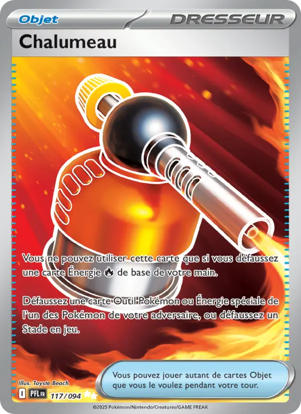 Chalumeau — carte 117 de l’extension Flammes Fantasmagoriques