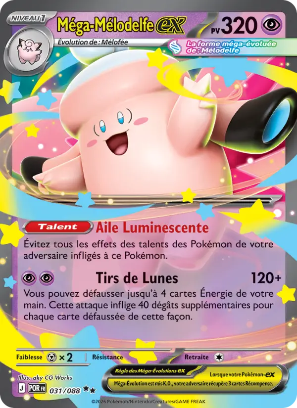 Méga-Mélodelfe-ex — carte 031 de l’extension Équilibre Parfait