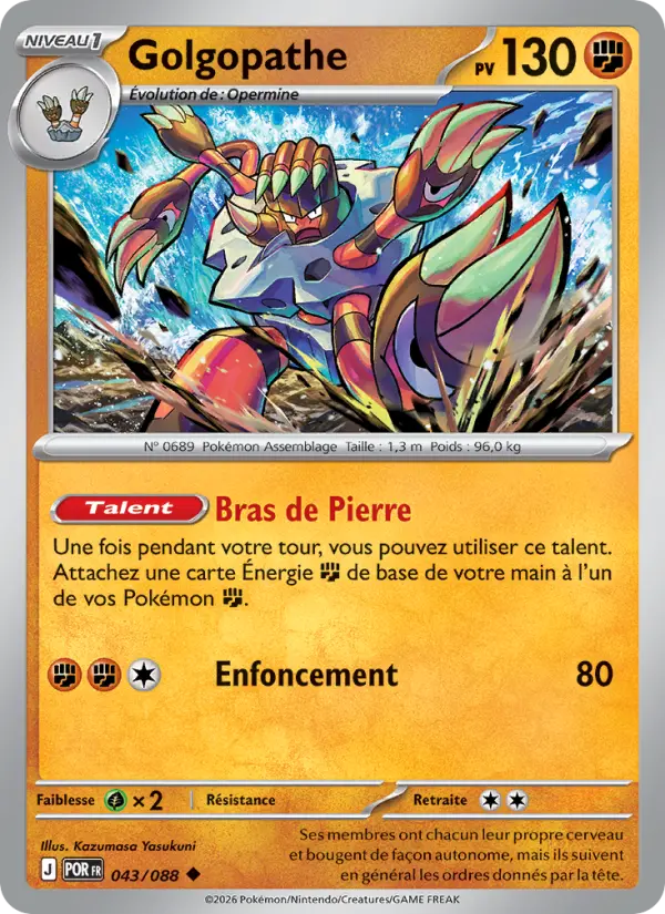 Golgopathe — carte 043 de l’extension Équilibre Parfait