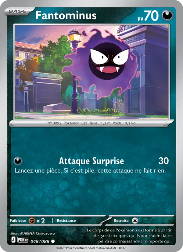 Fantominus — carte 048 de l’extension Équilibre Parfait