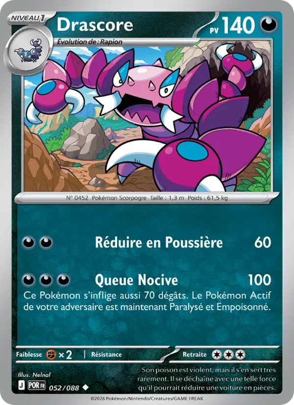 Drascore — carte 052 de l’extension Équilibre Parfait