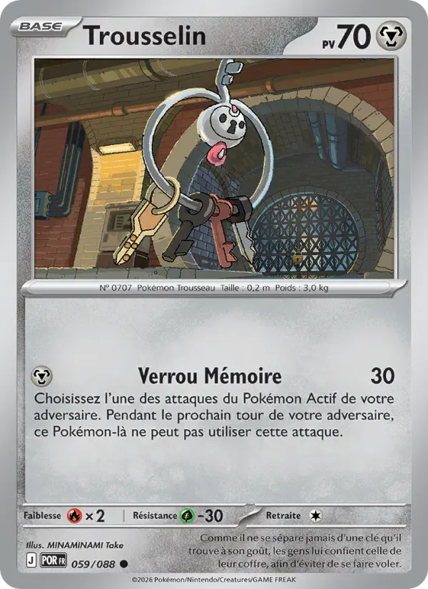 Trousselin — carte 059 de l’extension Équilibre Parfait
