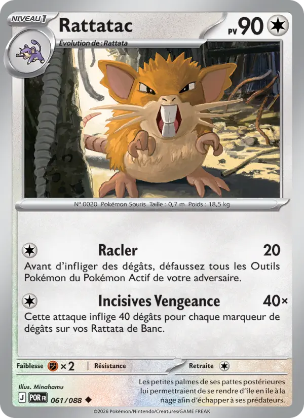 Rattatac — carte 061 de l’extension Équilibre Parfait