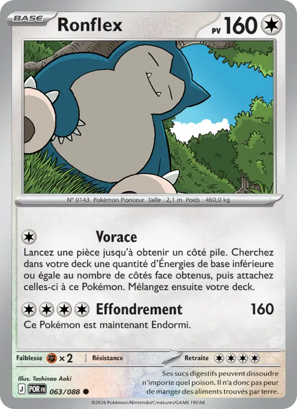 Ronflex — carte 063 de l’extension Équilibre Parfait