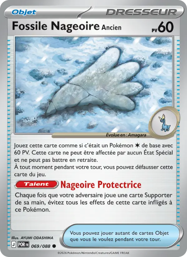 Fossile Nageoire Ancien — carte 069 de l’extension Équilibre Parfait