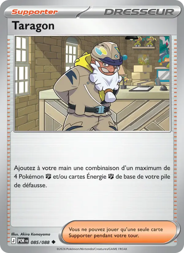 Taragon — carte 085 de l’extension Équilibre Parfait
