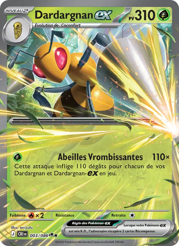 Dardargnan-ex — carte 003 de l’extension Chaos Ascendant