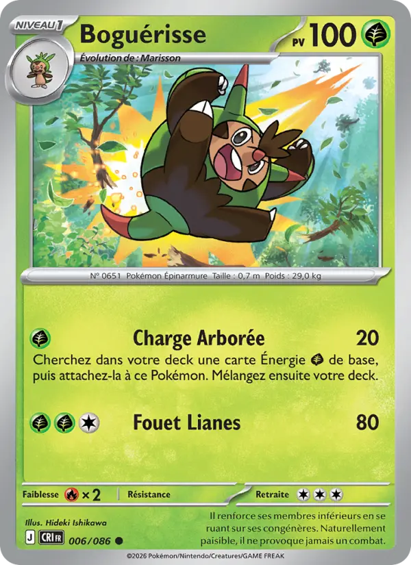 Boguérisse — carte 006 de l’extension Chaos Ascendant