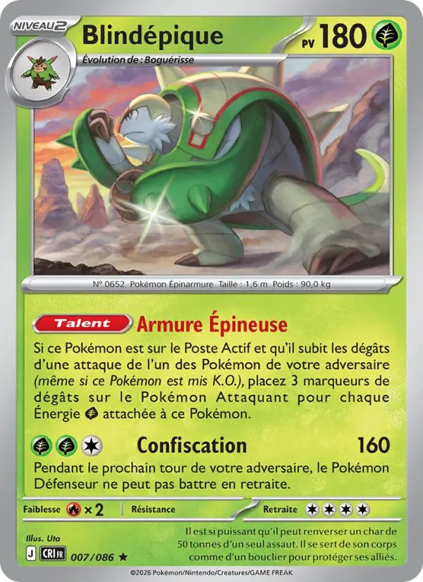 Blindépique — carte 007 de l’extension Chaos Ascendant