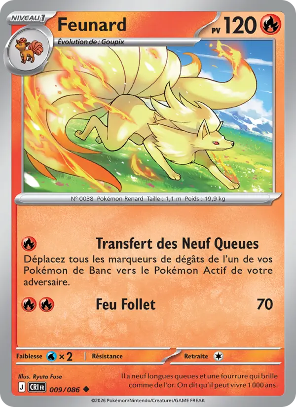Feunard — carte 009 de l’extension Chaos Ascendant