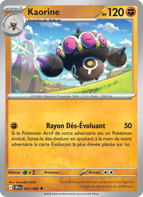 Kaorine — carte 047 de l’extension Chaos Ascendant