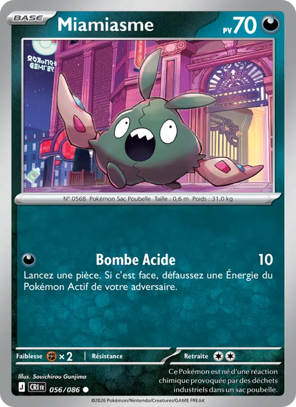 Miamiasme — carte 056 de l’extension Chaos Ascendant