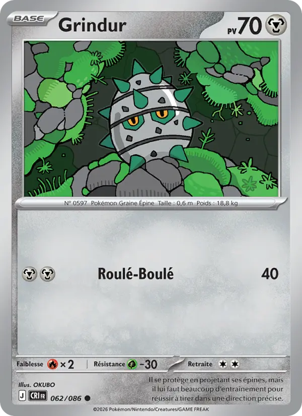 Grindur — carte 062 de l’extension Chaos Ascendant