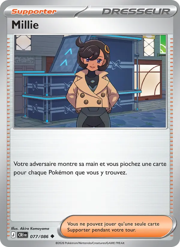 Millie — carte 077 de l’extension Chaos Ascendant