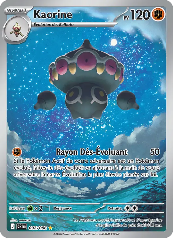 Kaorine — carte 092 de l’extension Chaos Ascendant
