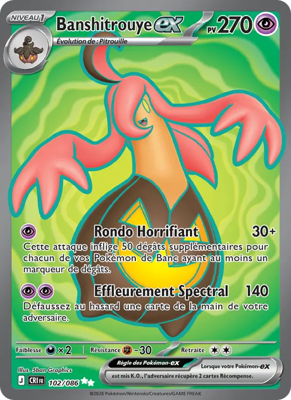 Banshitrouye-ex — carte 102 de l’extension Chaos Ascendant