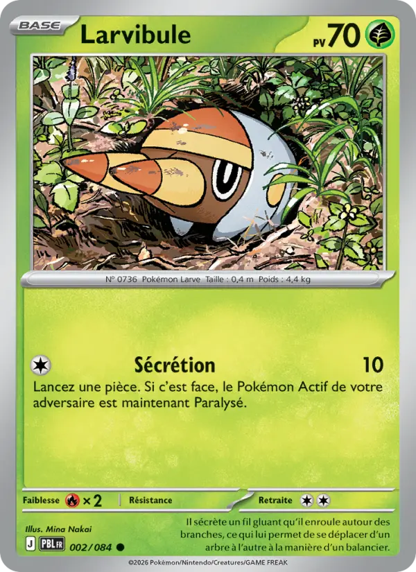 Larvibule — carte 002 de l’extension Nuit Noire
