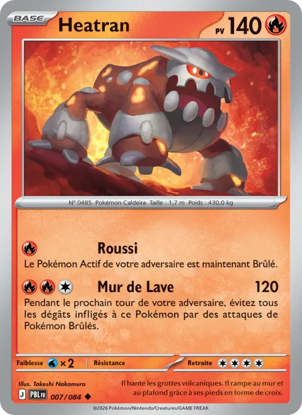 Heatran — carte 007 de l’extension Nuit Noire