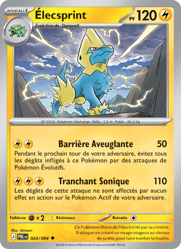 Élecsprint — carte 024 de l’extension Nuit Noire